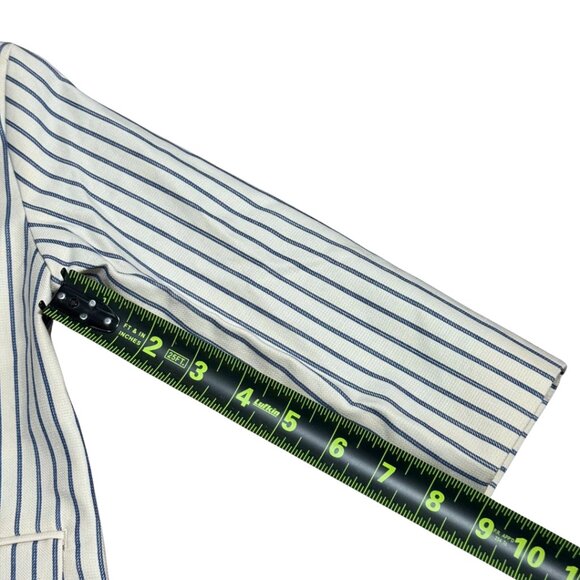 H&M Little Boys Cream & Blue Striped Blazer – Size 3T – NWT - Picture 10 of 12